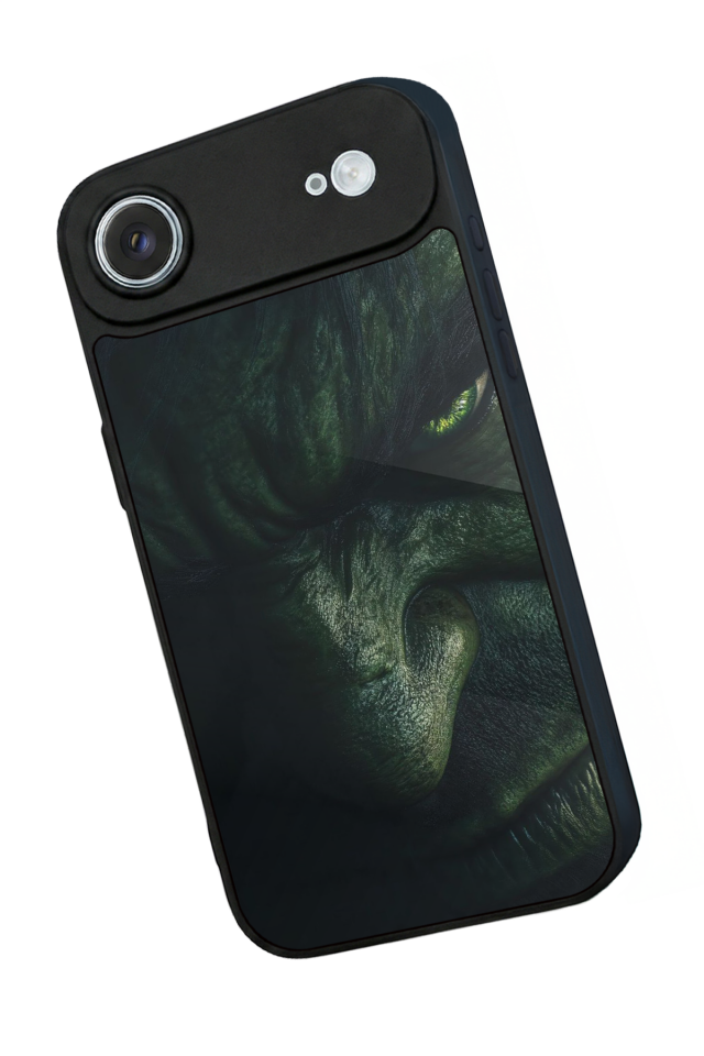 iPhone 17 Air Uyumlu Hulk Tasarımlı Glossy Premium Kılıf