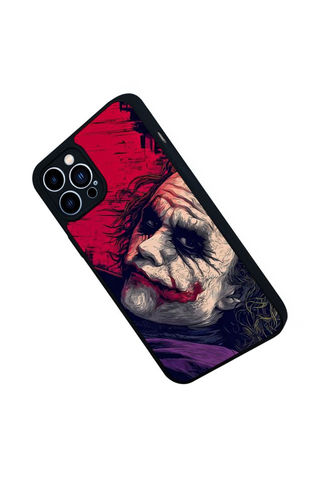 iPhone 13 Pro Max Uyumlu Joker Tasarımlı Glossy Premium Kılıf