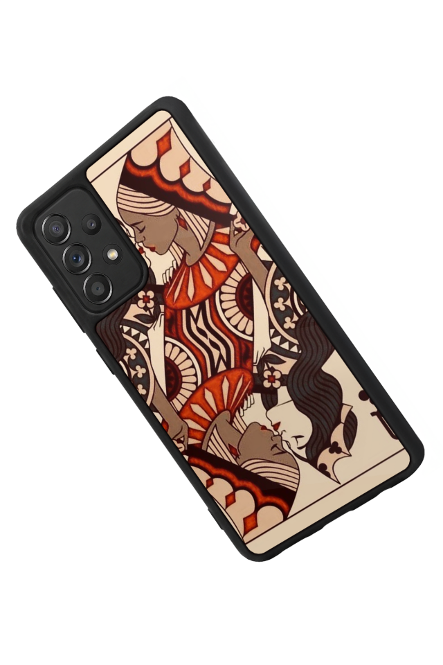 Samsung Galaxy A72 Uyumlu Kalp Love Tasarımlı Glossy Premium Kılıf