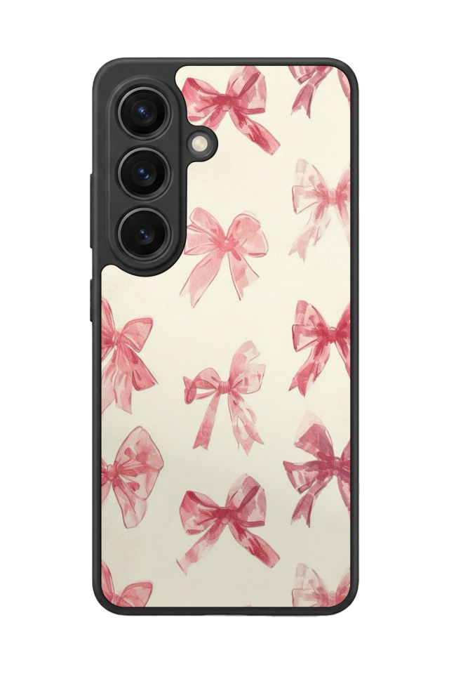 Samsung Galaxy S26 Uyumlu Kurdele Tasarımlı Glossy Premium Kılıf