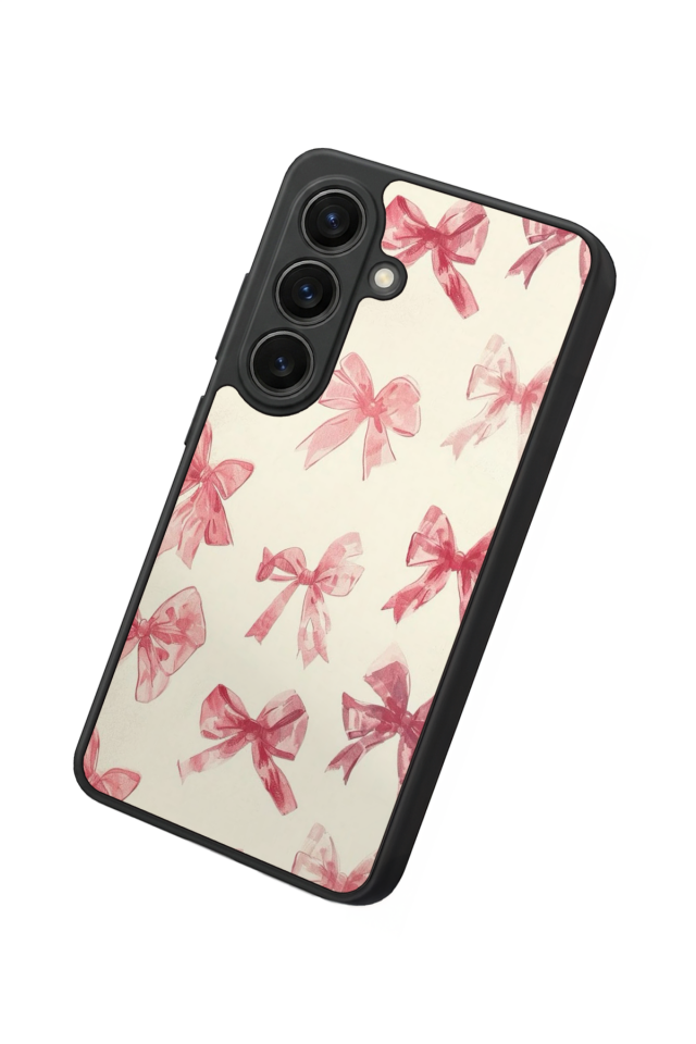 Samsung Galaxy S26 Uyumlu Kurdele Tasarımlı Glossy Premium Kılıf