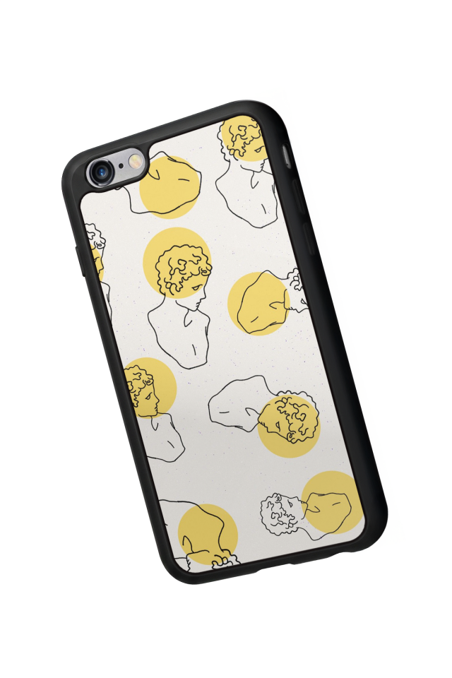 iPhone 6s Plus Uyumlu Line Art Tasarımlı Glossy Premium Kılıf
