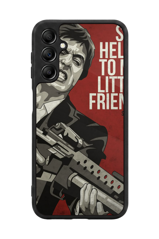 Samsung Galaxy A14 Uyumlu Scarface Tasarımlı Glossy Premium Kılıf