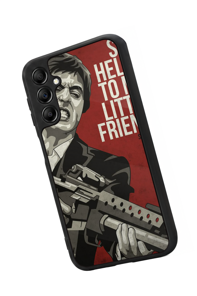 Samsung Galaxy A14 Uyumlu Scarface Tasarımlı Glossy Premium Kılıf