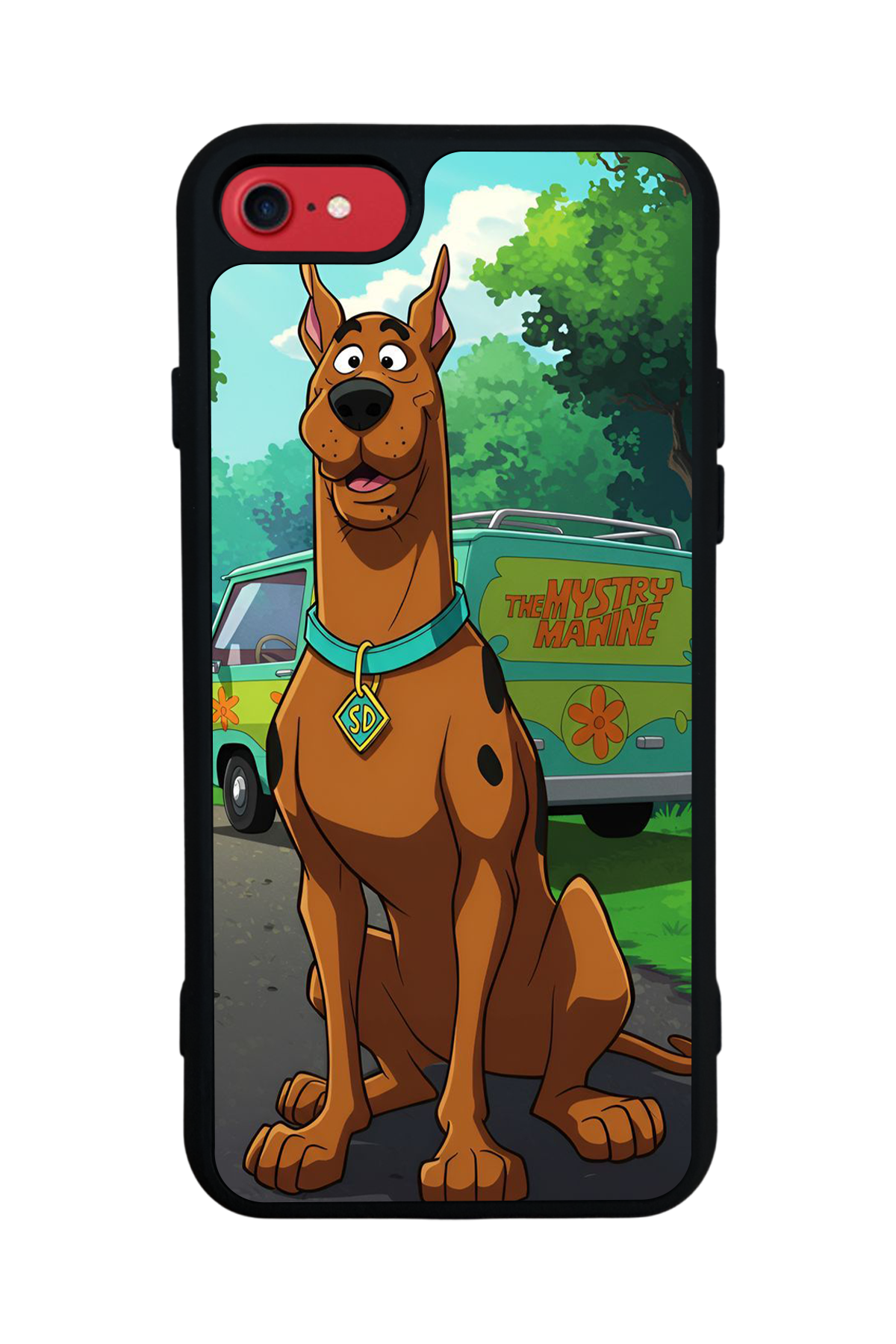 iPhone 8 Uyumlu Scooby Doo Tasarımlı Glossy Premium Kılıf