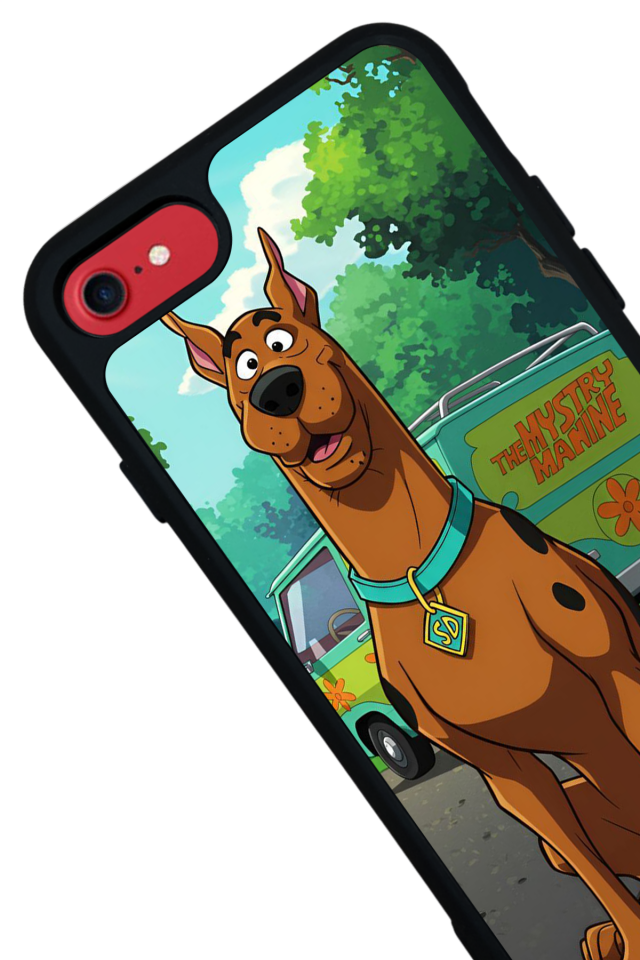 iPhone 8 Uyumlu Scooby Doo Tasarımlı Glossy Premium Kılıf