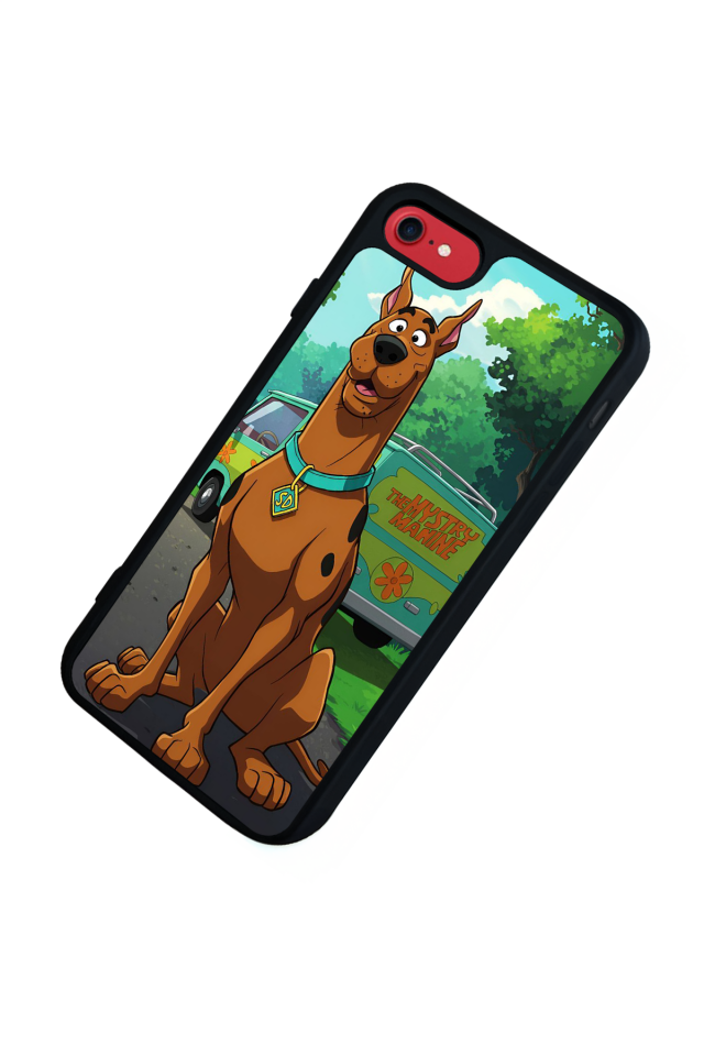 iPhone 8 Uyumlu Scooby Doo Tasarımlı Glossy Premium Kılıf