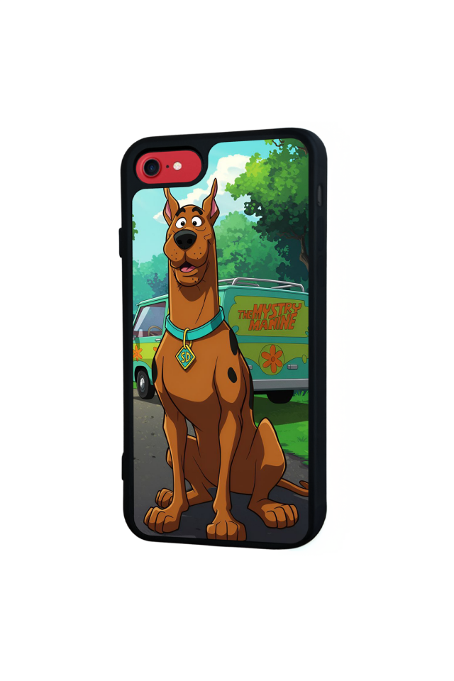 iPhone 8 Uyumlu Scooby Doo Tasarımlı Glossy Premium Kılıf