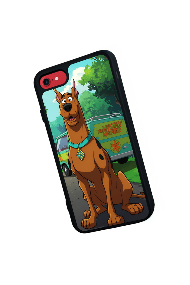 iPhone 8 Uyumlu Scooby Doo Tasarımlı Glossy Premium Kılıf
