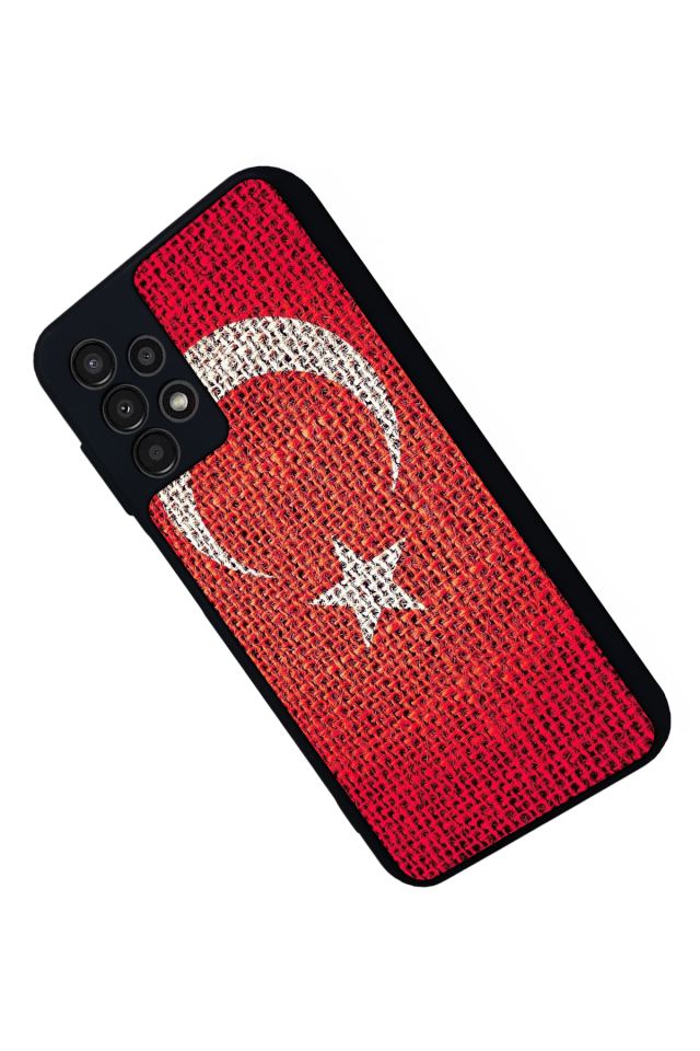 Samsung Galaxy A13 Uyumlu Türk Bayragi Tasarımlı Glossy Premium Kılıf