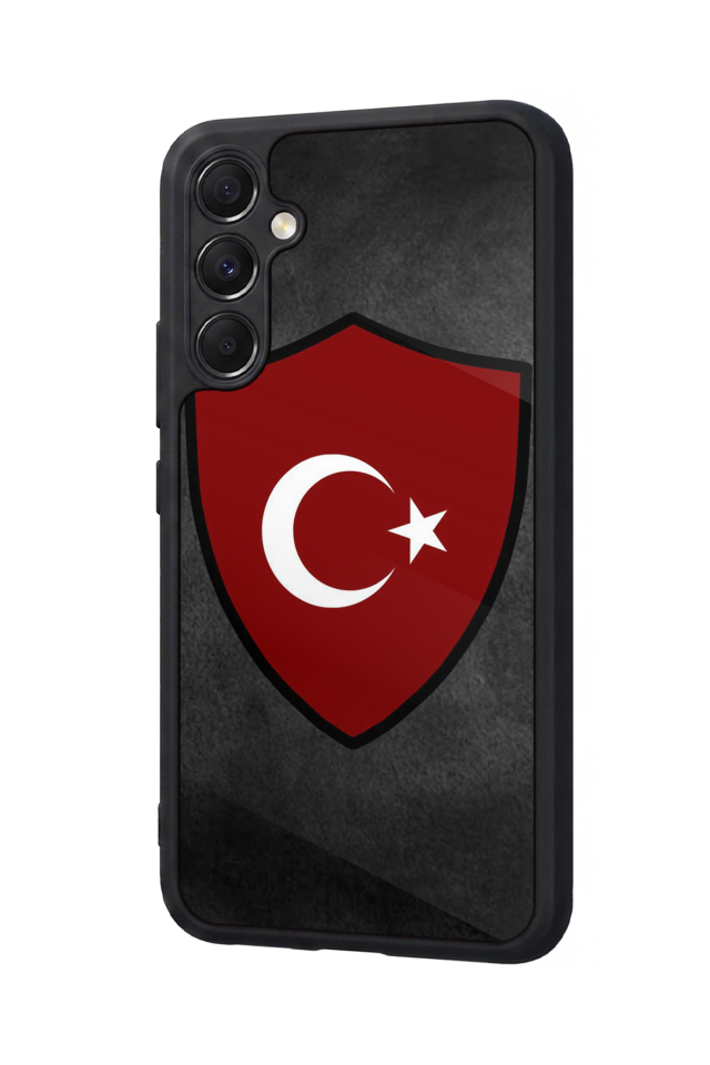 Samsung Galaxy M34 Uyumlu Türk Bayragi Tasarımlı Glossy Premium Kılıf