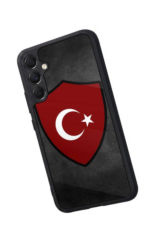 Samsung Galaxy M34 Uyumlu Türk Bayragi Tasarımlı Glossy Premium Kılıf