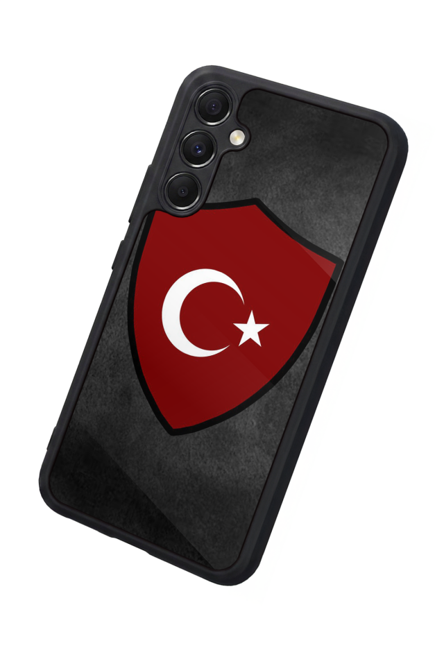 Samsung Galaxy M34 Uyumlu Türk Bayragi Tasarımlı Glossy Premium Kılıf