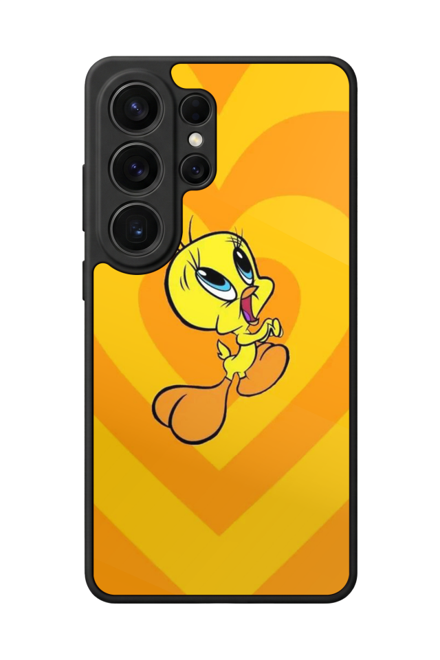 Samsung Galaxy S26 Ultra Uyumlu Tweety Tasarımlı Glossy Premium Kılıf