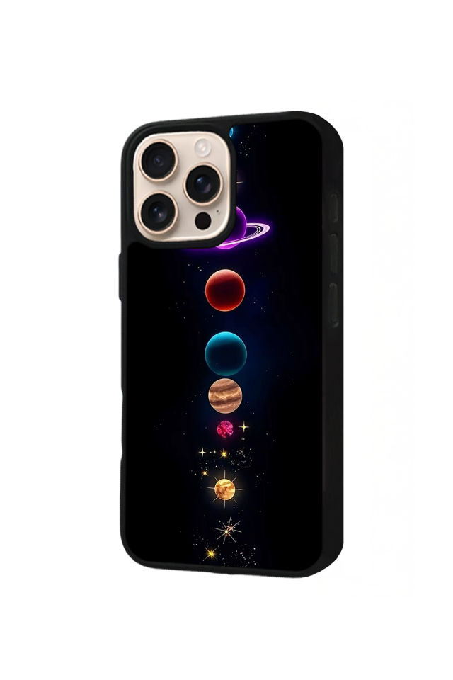 iPhone 14 Pro Max Uyumlu Uzay Tasarımlı Glossy Premium Kılıf