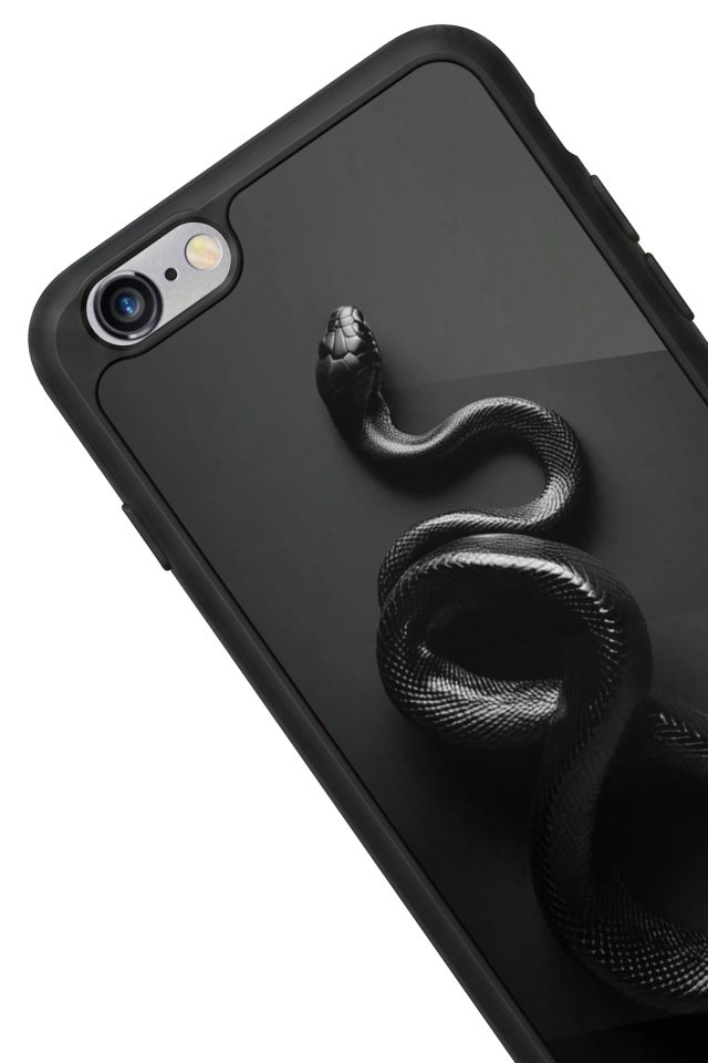 iPhone 6 Plus Uyumlu Yılan Tasarımlı Glossy Premium Kılıf