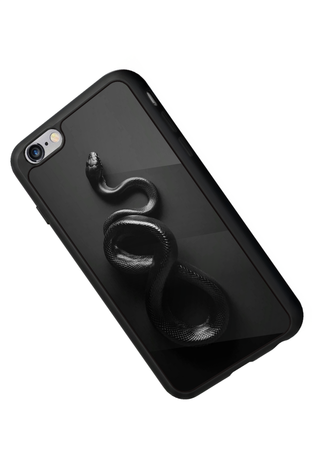 iPhone 6 Plus Uyumlu Yılan Tasarımlı Glossy Premium Kılıf