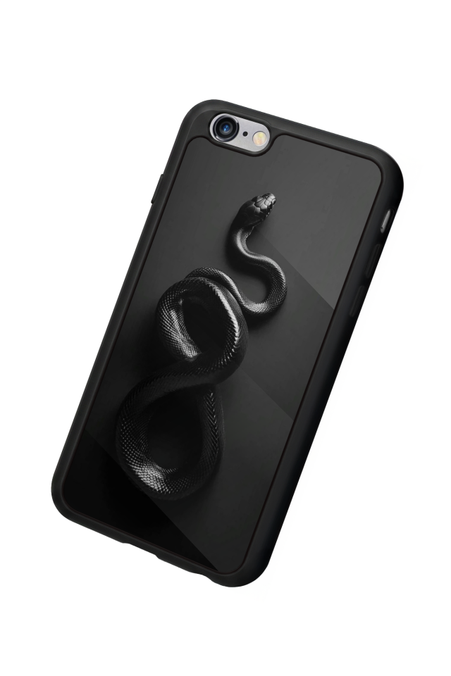 iPhone 6 Plus Uyumlu Yılan Tasarımlı Glossy Premium Kılıf