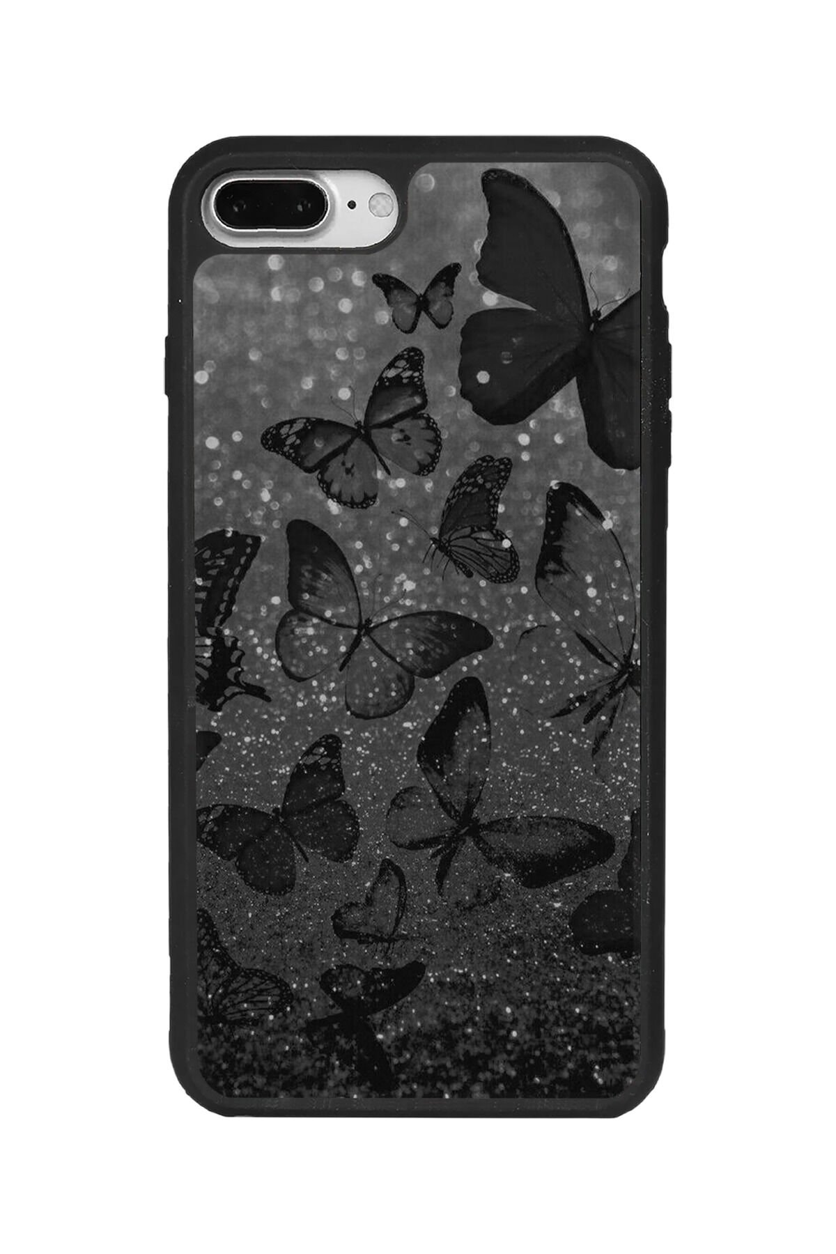 Apple iPhone 7 Plus Siyah Silikon Kılıf Çiziklere ve Darbelere Karşı Koruma