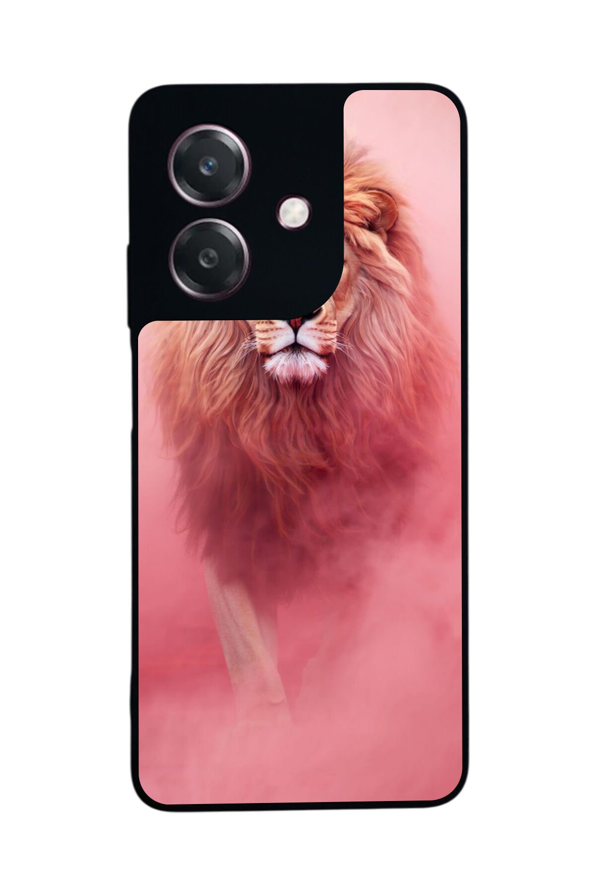 Oppo A3 5G Uyumlu Aslan Tasarımlı Glossy Premium Kılıf