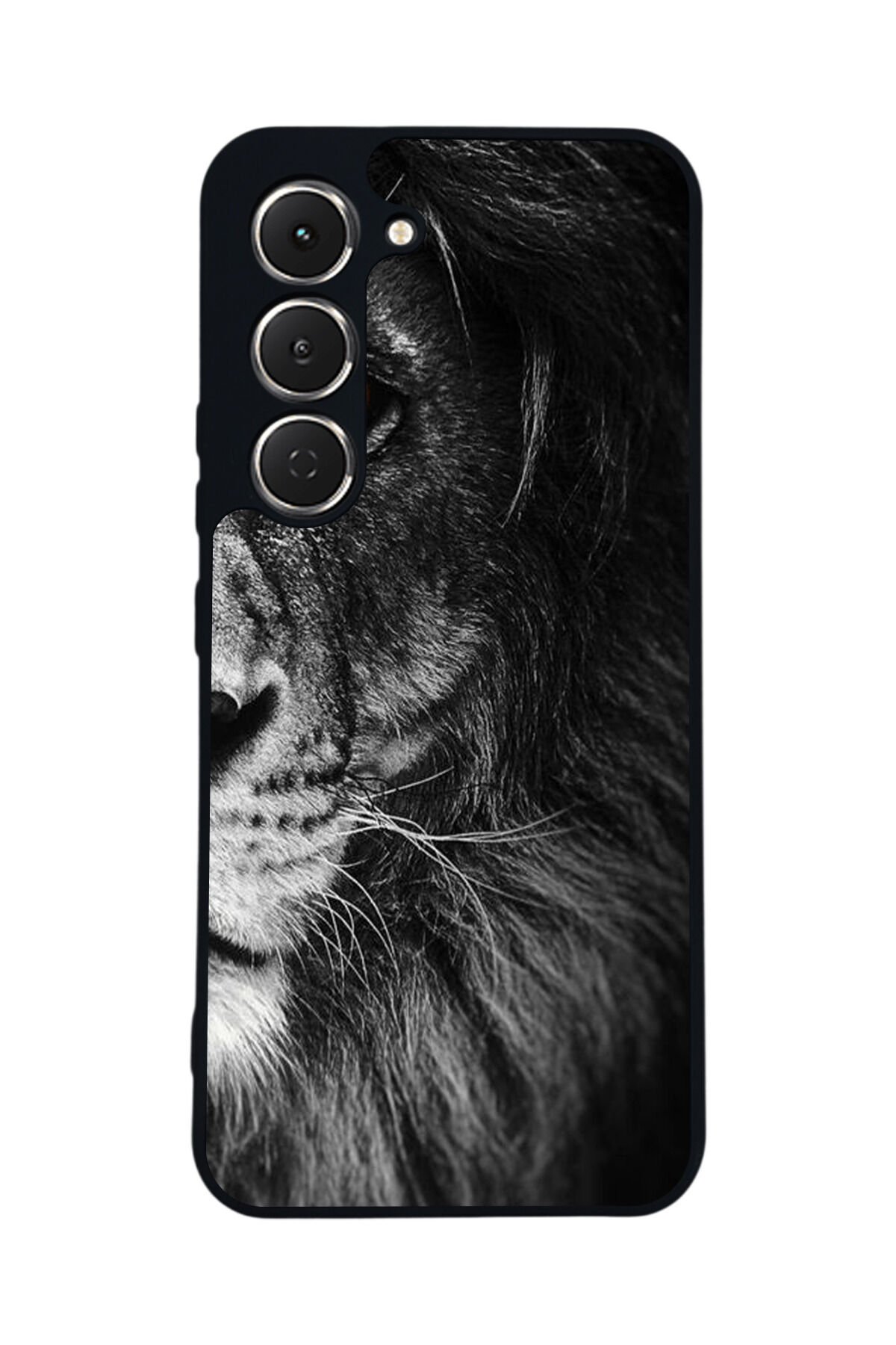 Tecno Spark 40 Pro Uyumlu Aslan Tasarımlı Glossy Premium Kılıf