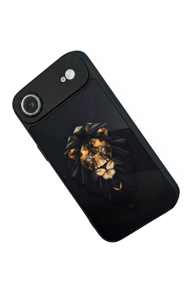 iPhone 17 Air Uyumlu Aslan Tasarımlı Glossy Premium Kılıf