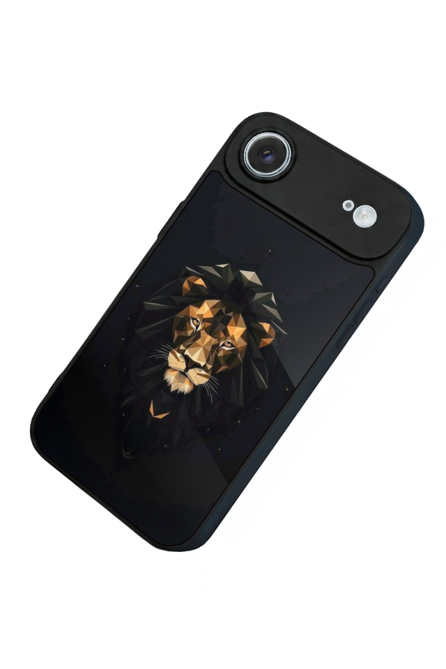 iPhone 17 Air Uyumlu Aslan Tasarımlı Glossy Premium Kılıf