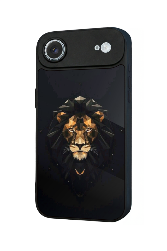 iPhone 17 Air Uyumlu Aslan Tasarımlı Glossy Premium Kılıf