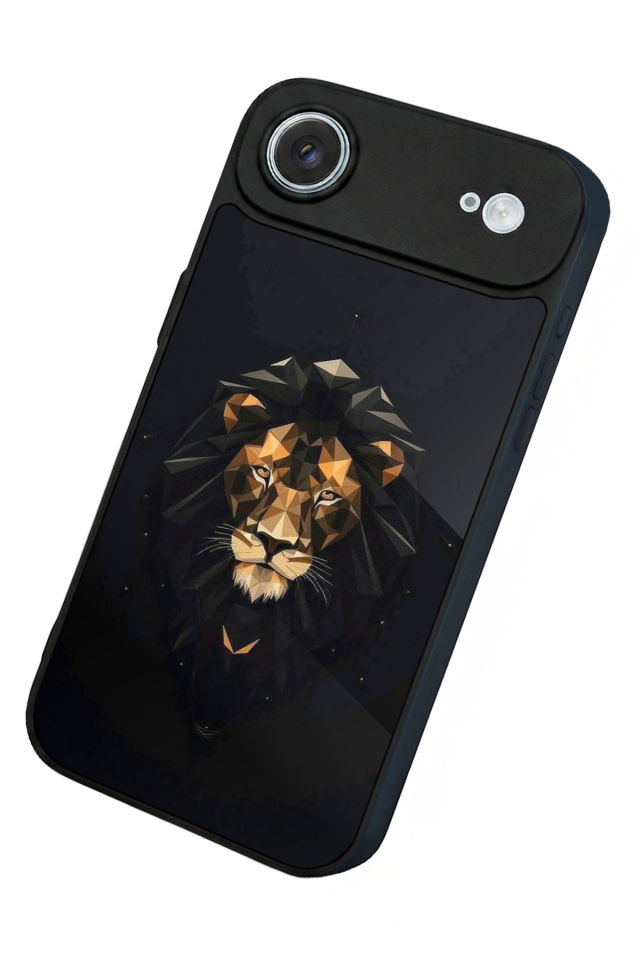 iPhone 17 Air Uyumlu Aslan Tasarımlı Glossy Premium Kılıf
