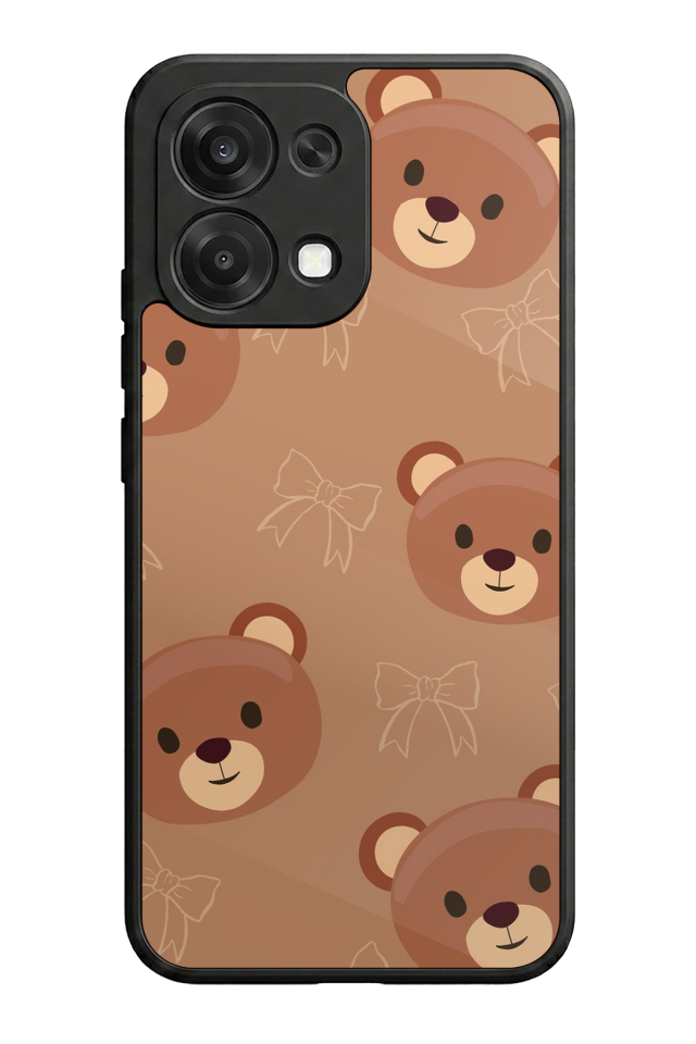 Oppo A6 Pro Uyumlu Ayı Tasarımlı Glossy Premium Kılıf