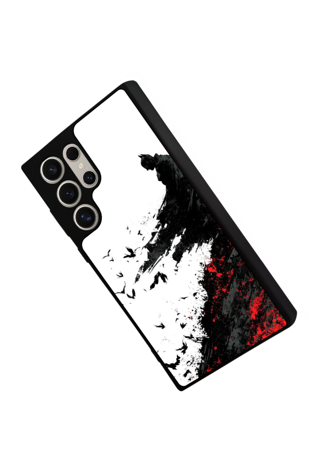 Samsung Galaxy S22 Ultra Uyumlu Batman Tasarımlı Glossy Premium Kılıf