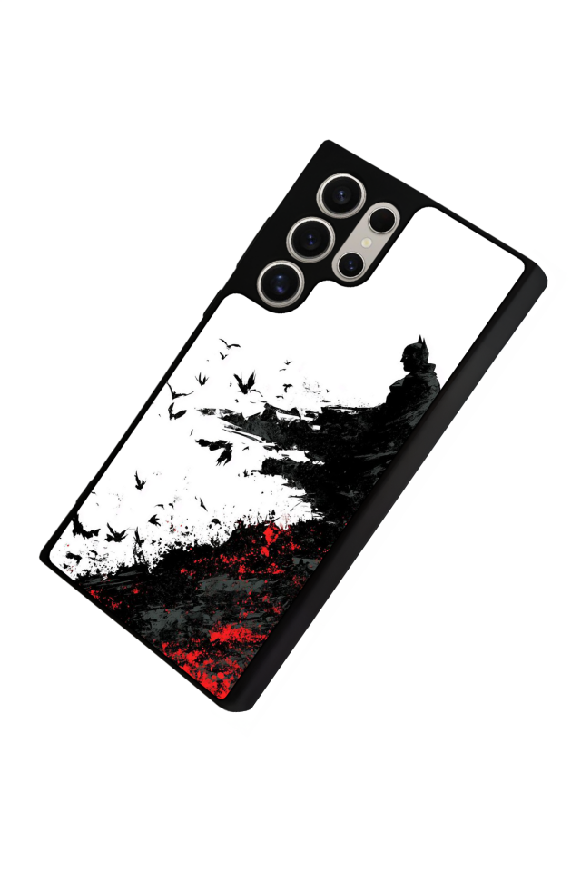 Samsung Galaxy S22 Ultra Uyumlu Batman Tasarımlı Glossy Premium Kılıf