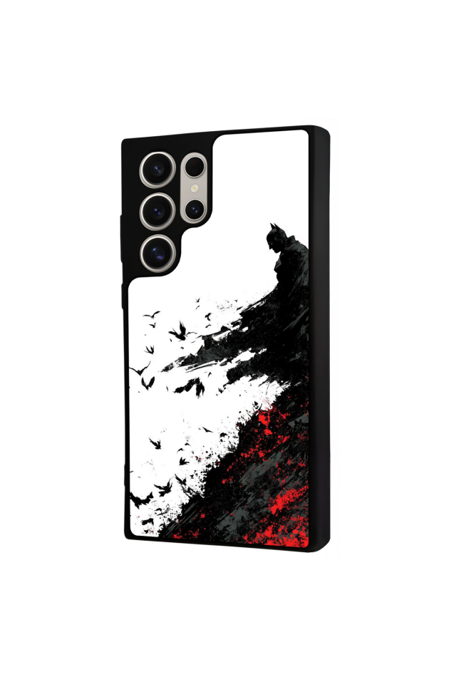 Samsung Galaxy S22 Ultra Uyumlu Batman Tasarımlı Glossy Premium Kılıf