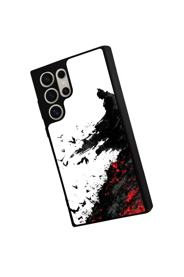 Samsung Galaxy S22 Ultra Uyumlu Batman Tasarımlı Glossy Premium Kılıf