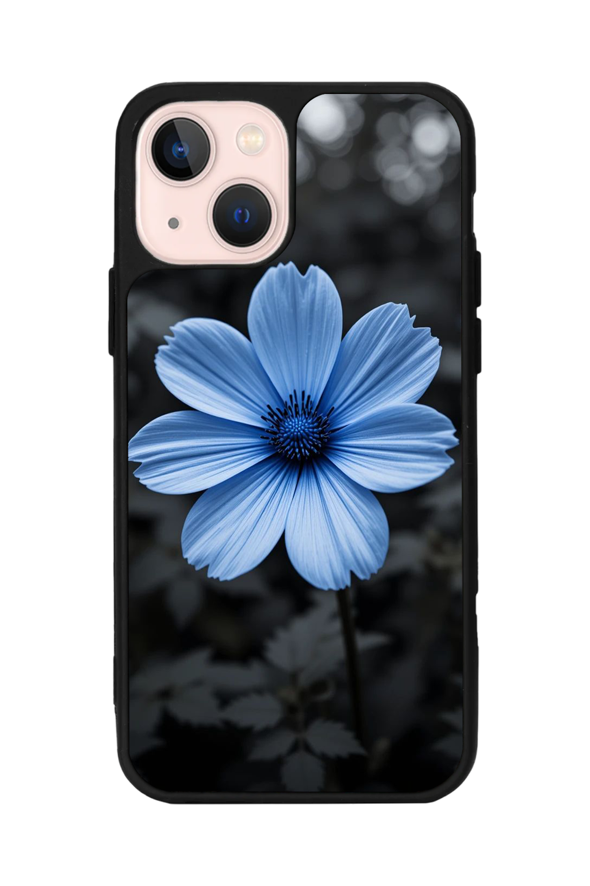 iPhone 15 Uyumlu Cicek Tasarımlı Glossy Premium Kılıf