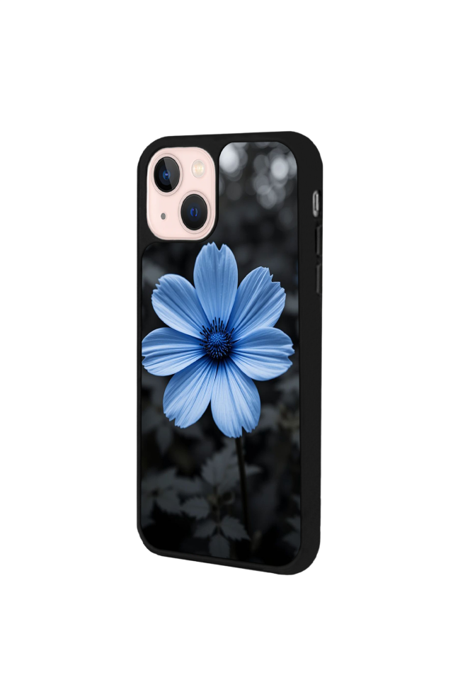 iPhone 15 Uyumlu Cicek Tasarımlı Glossy Premium Kılıf