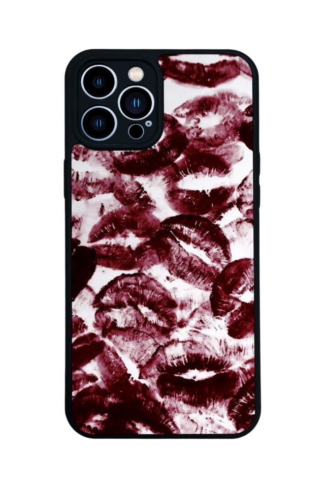 iPhone 12 Pro Max Uyumlu Dudak Tasarımlı Glossy Premium Kılıf