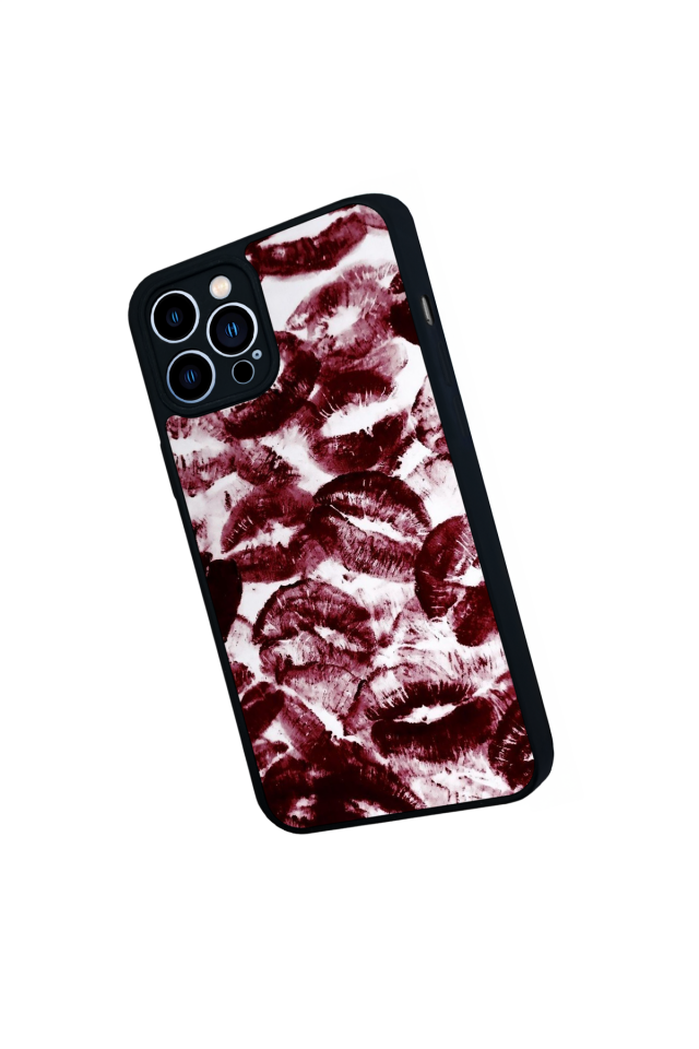 iPhone 12 Pro Max Uyumlu Dudak Tasarımlı Glossy Premium Kılıf