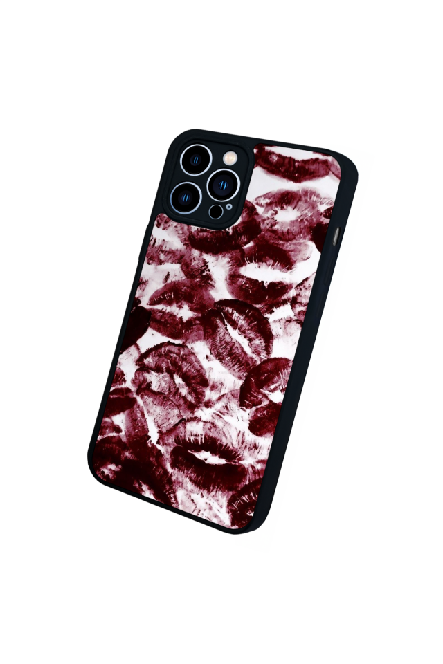 iPhone 12 Pro Max Uyumlu Dudak Tasarımlı Glossy Premium Kılıf