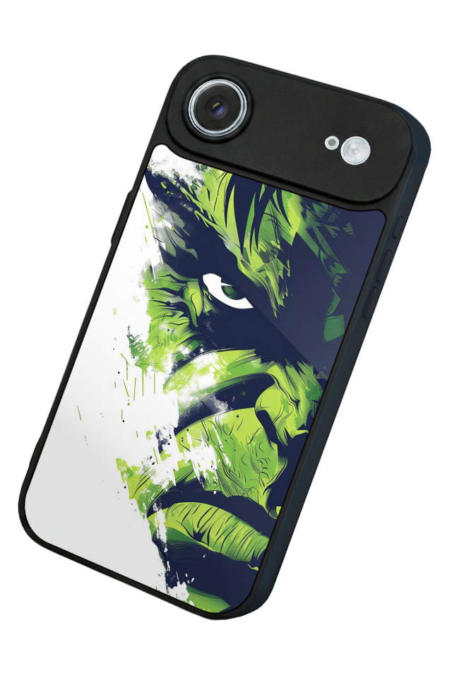 iPhone 17 Air Uyumlu Hulk Tasarımlı Glossy Premium Kılıf