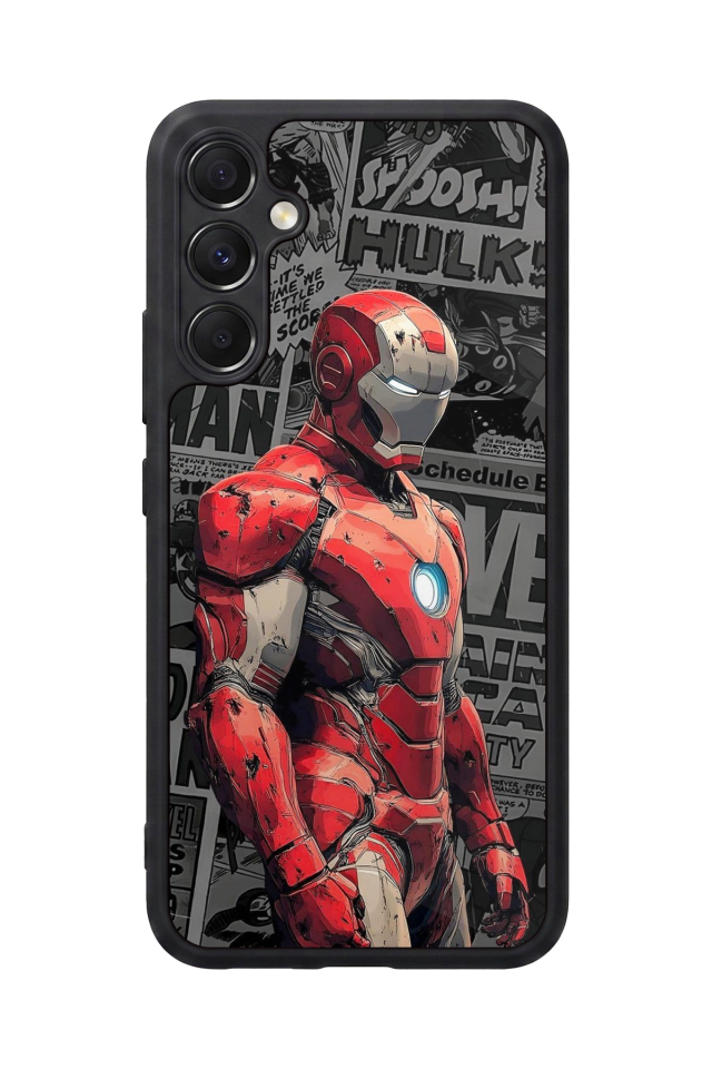 Samsung Galaxy A34 Uyumlu Iron Man ( Demir Adam ) Tasarımlı Glossy Premium Kılıf