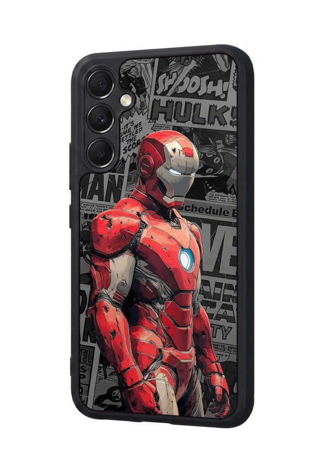 Samsung Galaxy A34 Uyumlu Iron Man ( Demir Adam ) Tasarımlı Glossy Premium Kılıf