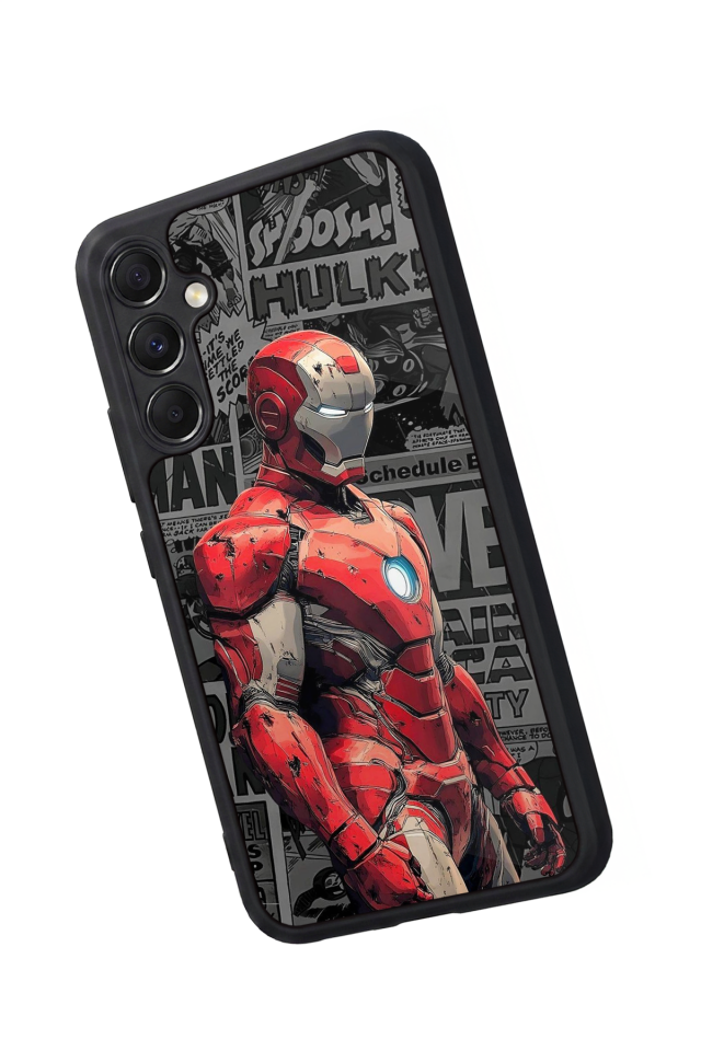 Samsung Galaxy A34 Uyumlu Iron Man ( Demir Adam ) Tasarımlı Glossy Premium Kılıf