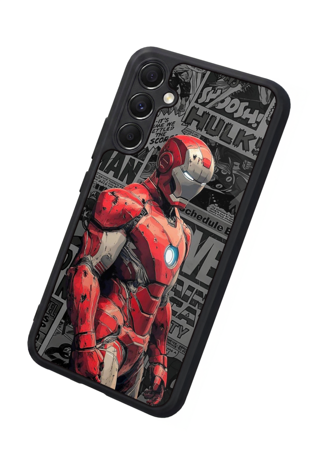Samsung Galaxy A34 Uyumlu Iron Man ( Demir Adam ) Tasarımlı Glossy Premium Kılıf