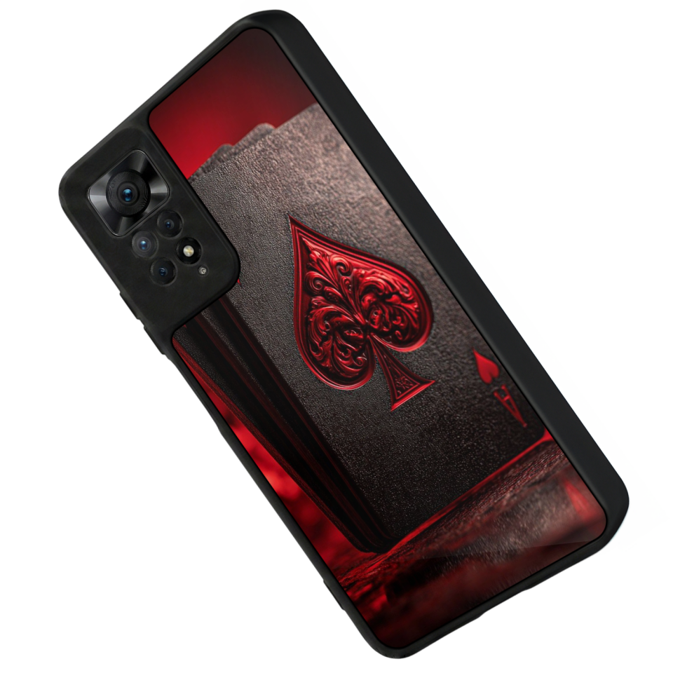 Xiaomi Redmi Note 12 Pro Uyumlu Kart Tasarımlı Glossy Premium Kılıf
