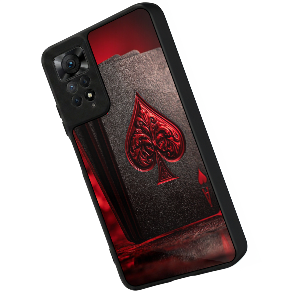 Xiaomi Redmi Note 12 Pro Uyumlu Kart Tasarımlı Glossy Premium Kılıf