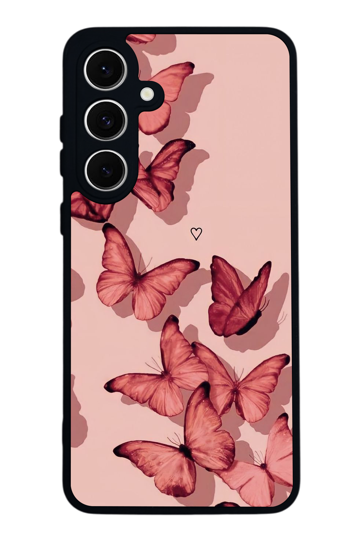 Samsung Galaxy A16 Uyumlu Kelebek Tasarımlı Glossy Premium Kılıf