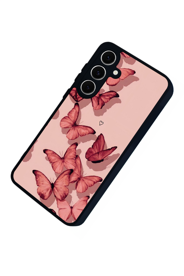 Samsung Galaxy A16 Uyumlu Kelebek Tasarımlı Glossy Premium Kılıf