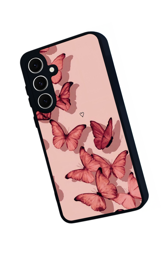 Samsung Galaxy A16 Uyumlu Kelebek Tasarımlı Glossy Premium Kılıf