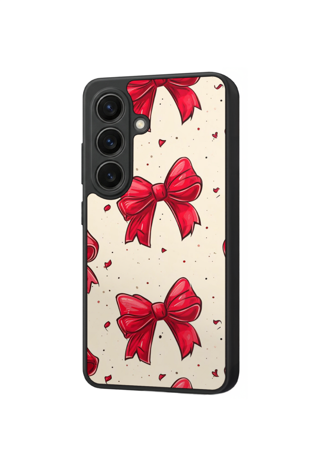 Samsung Galaxy S26 Uyumlu Kurdele Tasarımlı Glossy Premium Kılıf